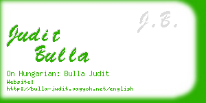 judit bulla business card
